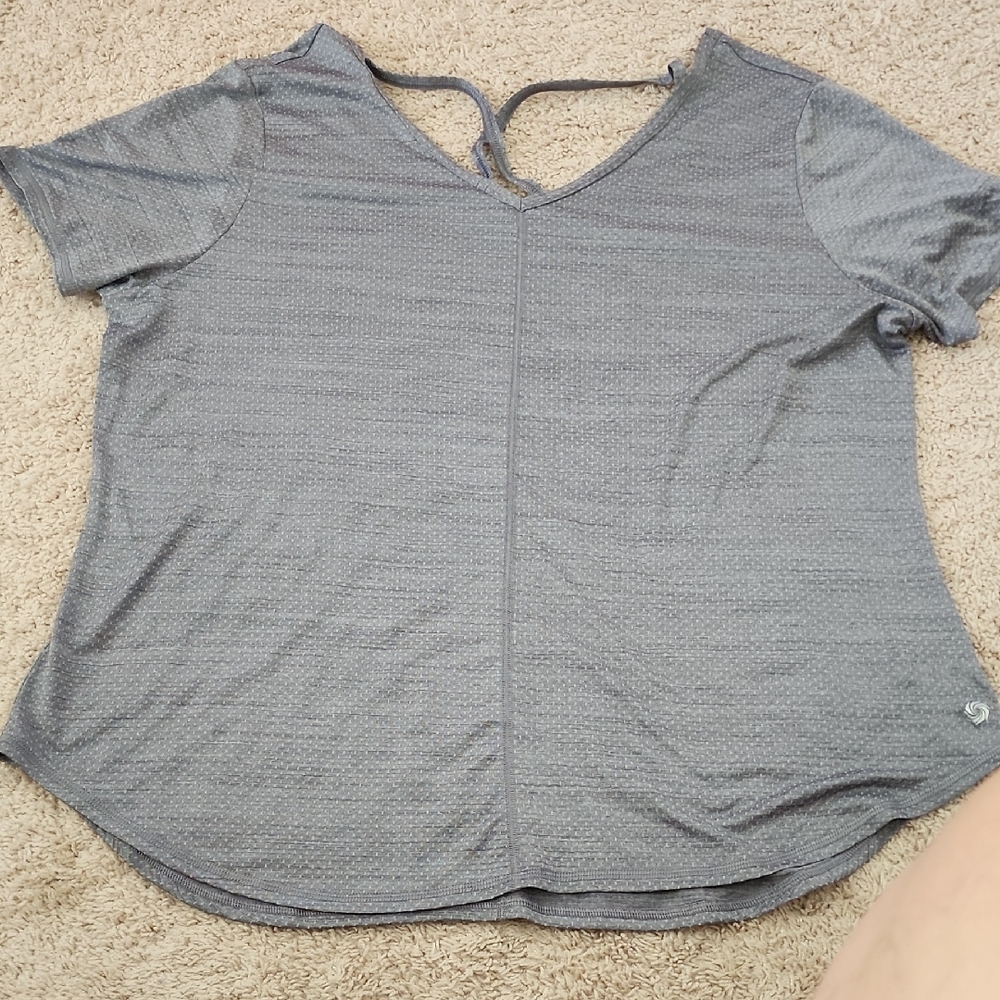 Rainbeau Curves Gray Women's Top 18-20